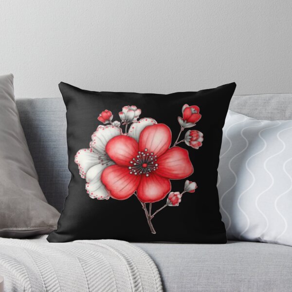 Item preview, Elegant Red and White Flower Bouquet designed and sold by vanndhi.