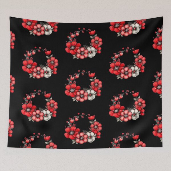 Item preview, Vibrant Floral Wreath designed and sold by vanndhi.