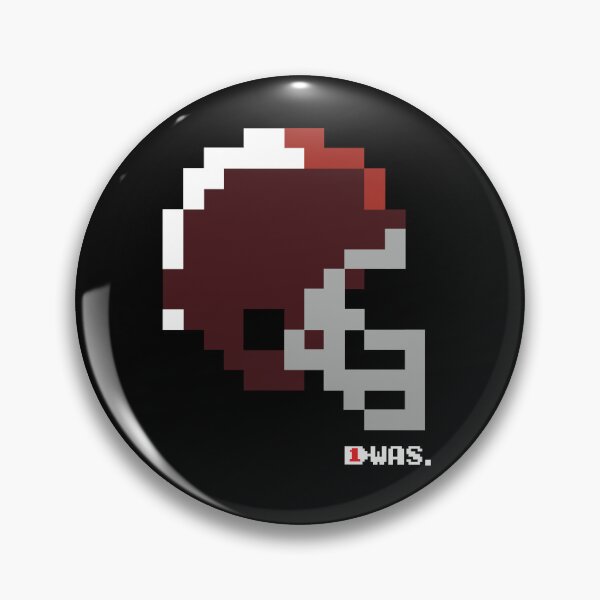Item preview, Commanders Feather Throwback Tecmo Bowl Helmet designed and sold by TecmoBowlSports.
