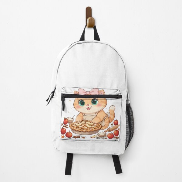 Item preview, Cute Fall Apple Pie Cat Baking Autumn Cozy Apples designed and sold by Moody Vibes Studio.