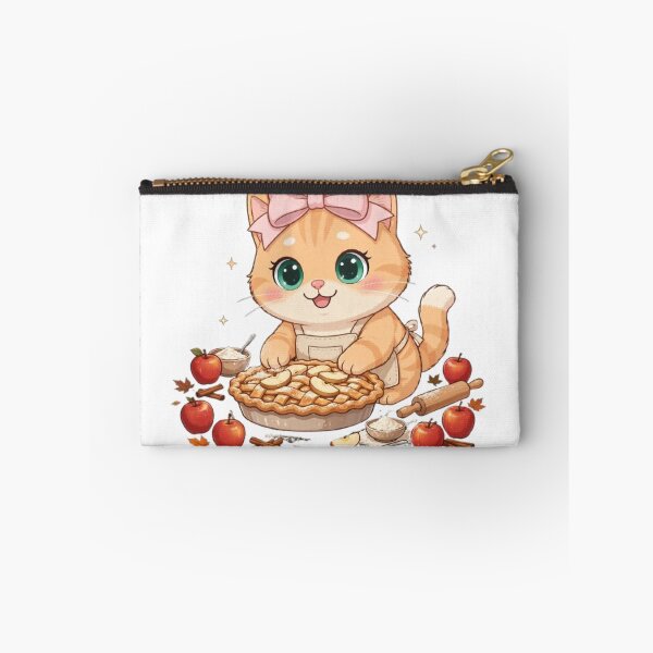 Item preview, Cute Fall Apple Pie Cat Baking Autumn Cozy Apples designed and sold by Moody Vibes Studio.