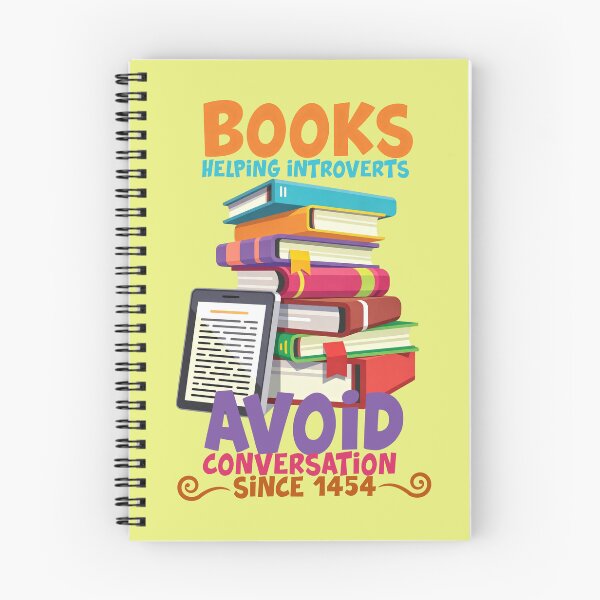 Item preview, Book Lovers - Helping Introverts Avoid Conversation designed and sold by Presents For The Dead.