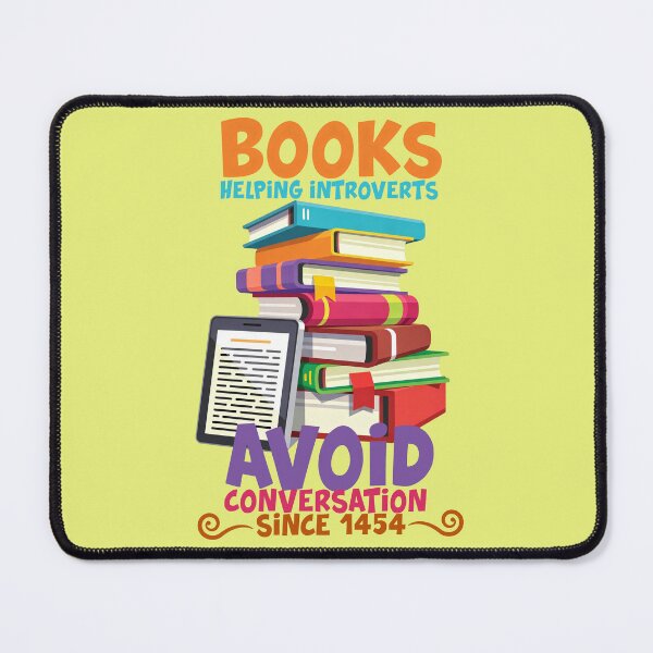 Item preview, Book Lovers - Helping Introverts Avoid Conversation designed and sold by Presents For The Dead.