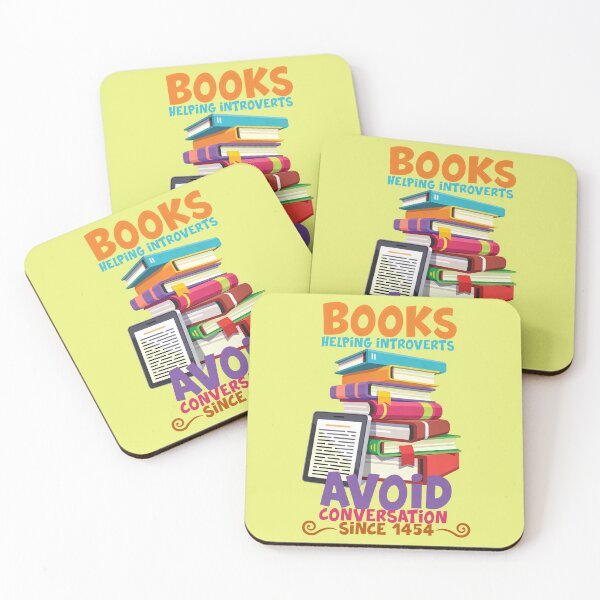 Item preview, Book Lovers - Helping Introverts Avoid Conversation designed and sold by Presents For The Dead.