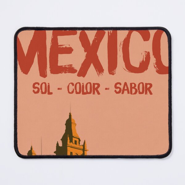 Item preview, Mexico City Skyline, Vintage Sunset Wall Art designed and sold by MarkedArtPrints.