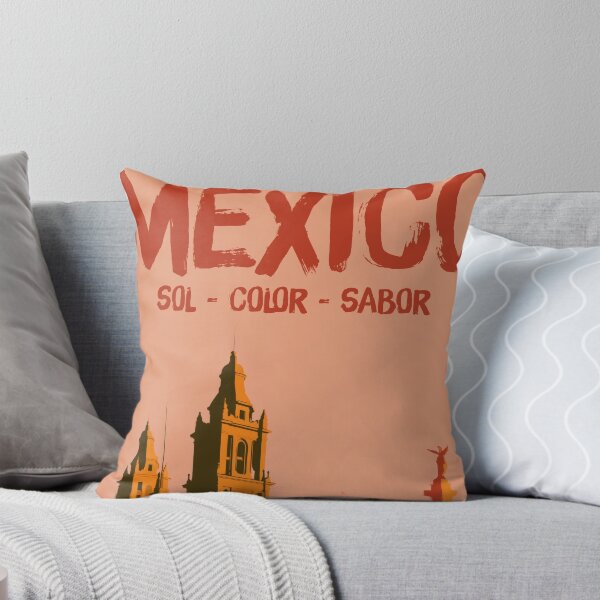 Item preview, Mexico City Skyline, Vintage Sunset Wall Art designed and sold by MarkedArtPrints.
