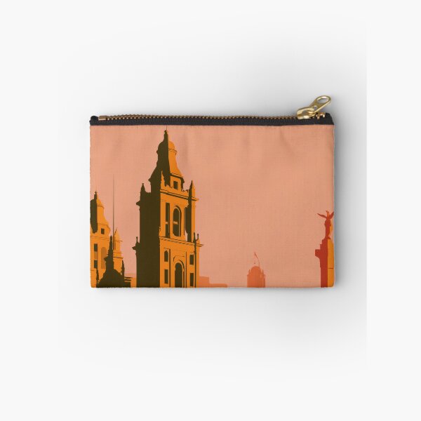 Item preview, Mexico City Skyline, Vintage Sunset Wall Art designed and sold by MarkedArtPrints.