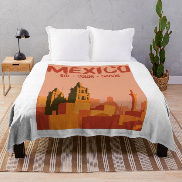 Item preview, Mexico City Skyline, Vintage Sunset Wall Art designed and sold by MarkedArtPrints.