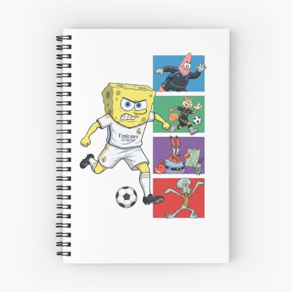 Item preview, SpongeBob Real Madrid Football Squad Mashup designed and sold by annaarthk.