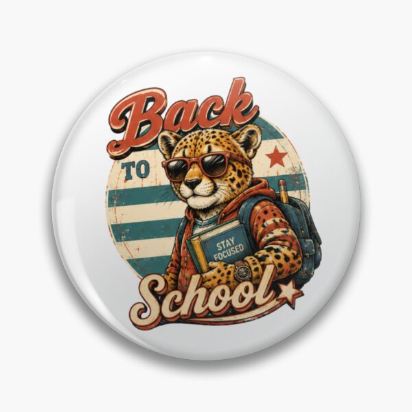 Item preview, ¡El Cheetah vuelve al colegio! designed and sold by JonysCreativeDesigns.
