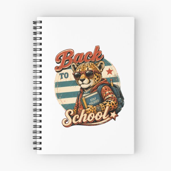 Item preview, ¡El Cheetah vuelve al colegio! designed and sold by JonysCreativeDesigns.