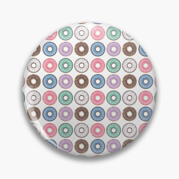 Item preview, Cute Donut Pattern (on White) designed and sold by PawsitiveMum3.