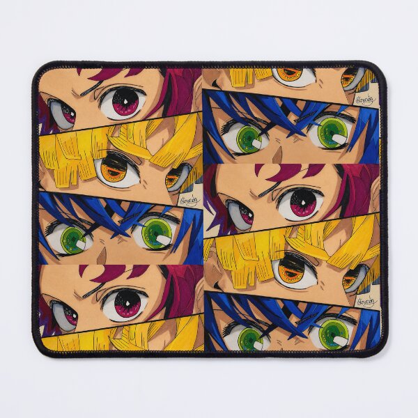 Item preview, Tanjiro Zenitsu and Inosuke Portrait designed and sold by Amanda-Drawing.