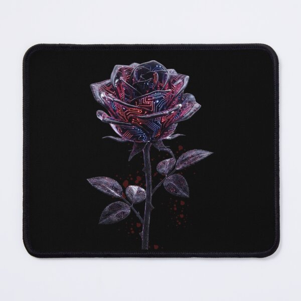 Item preview, Obsidian Signal Rose: Gothic Noir & Cyberpunk Edition designed and sold by EnigmaticGoth.