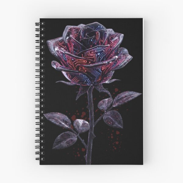 Item preview, Obsidian Signal Rose: Gothic Noir & Cyberpunk Edition designed and sold by EnigmaticGoth.
