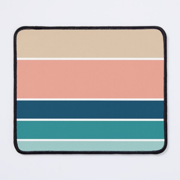 Item preview, Retro Beach Colors Beachy Boho Vibes Sunset Ocean Stripes 3/4 designed and sold by Beachy.