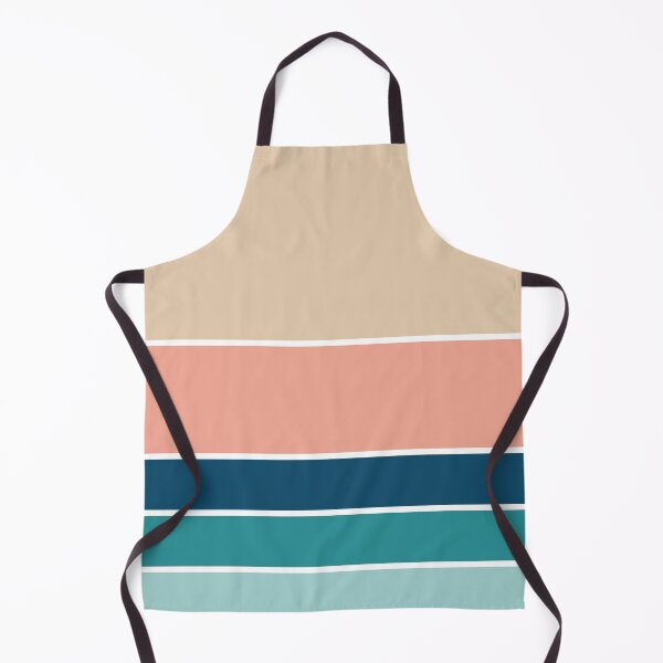 Item preview, Retro Beach Colors Beachy Boho Vibes Sunset Ocean Stripes 3/4 designed and sold by Beachy.