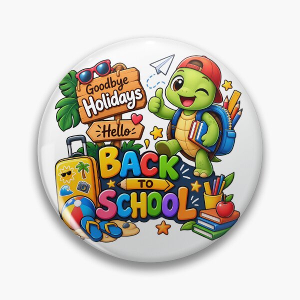 Item preview, Back to School After the Holidays – Cute Turtle designed and sold by HoMya.