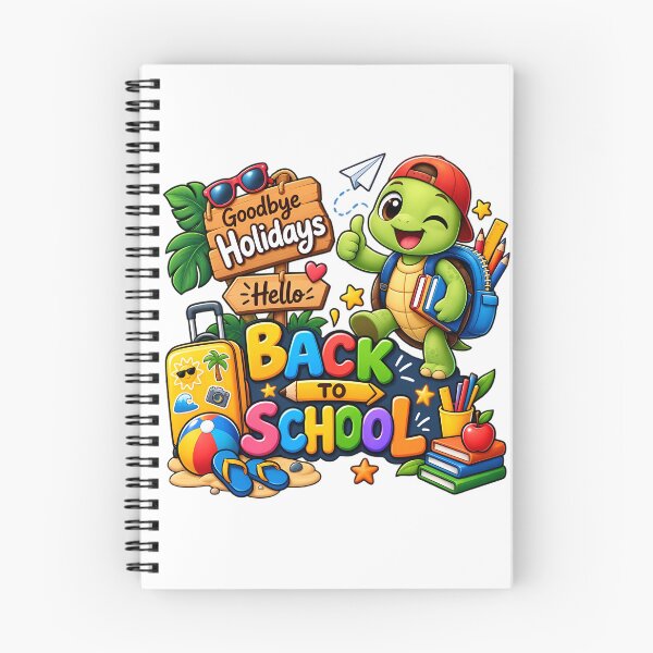 Item preview, Back to School After the Holidays – Cute Turtle designed and sold by HoMya.