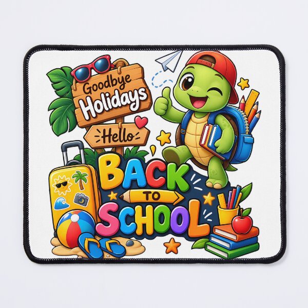 Item preview, Back to School After the Holidays – Cute Turtle designed and sold by HoMya.