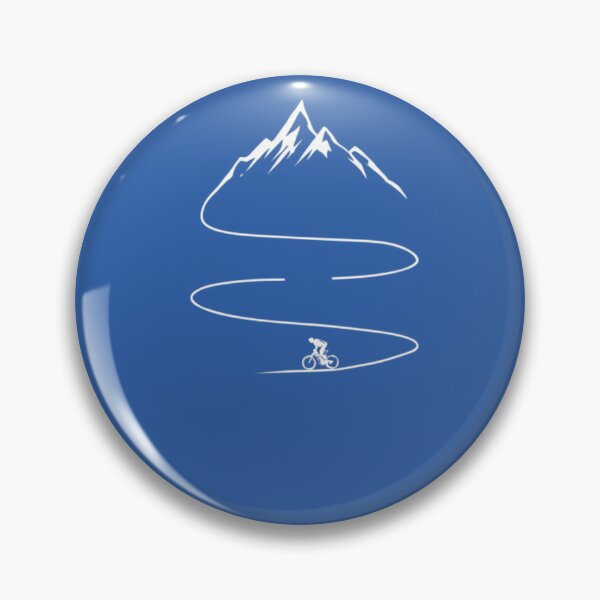 Item preview, Minimalist Mountain Biking Line Art - Extreme Mountain Sport T-Shirt Design designed and sold by johnExpress02.
