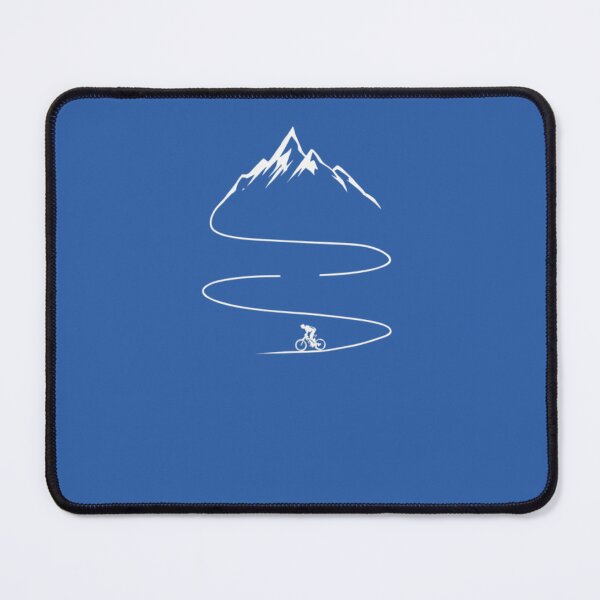 Item preview, Minimalist Mountain Biking Line Art - Extreme Mountain Sport T-Shirt Design designed and sold by johnExpress02.