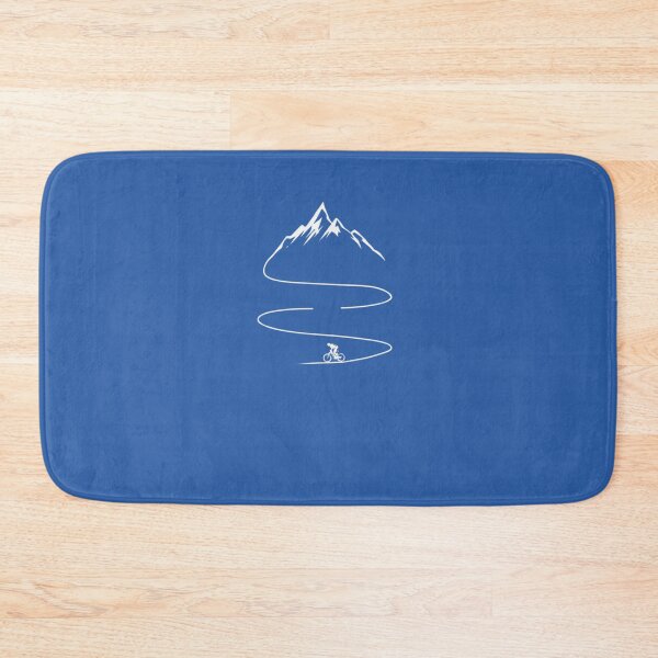 Item preview, Minimalist Mountain Biking Line Art - Extreme Mountain Sport T-Shirt Design designed and sold by johnExpress02.