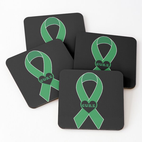 Item preview, green ribbon, liver cancer awareness designed and sold by BlueDiamond-19.