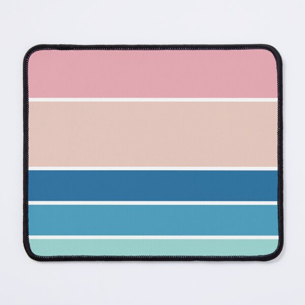 Item preview, Retro Beach Colors Beachy Boho Vibes Sunset Ocean Stripes 4/4 designed and sold by Beachy.