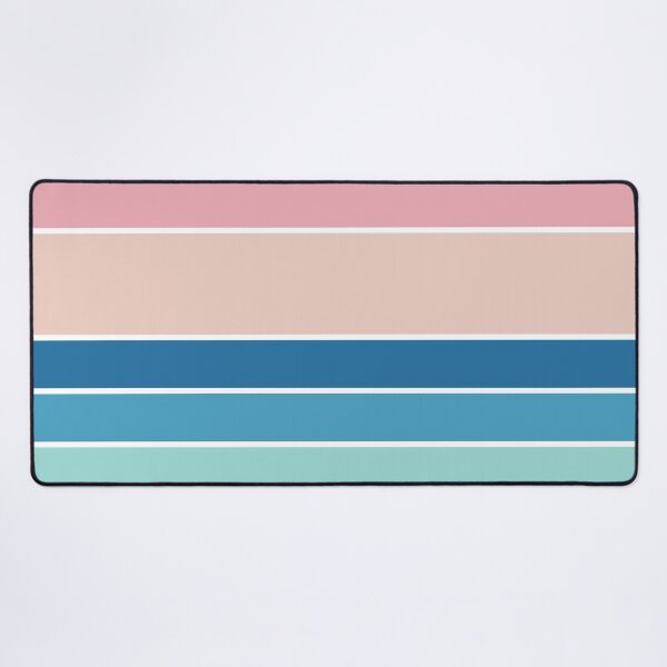 Item preview, Retro Beach Colors Beachy Boho Vibes Sunset Ocean Stripes 4/4 designed and sold by Beachy.