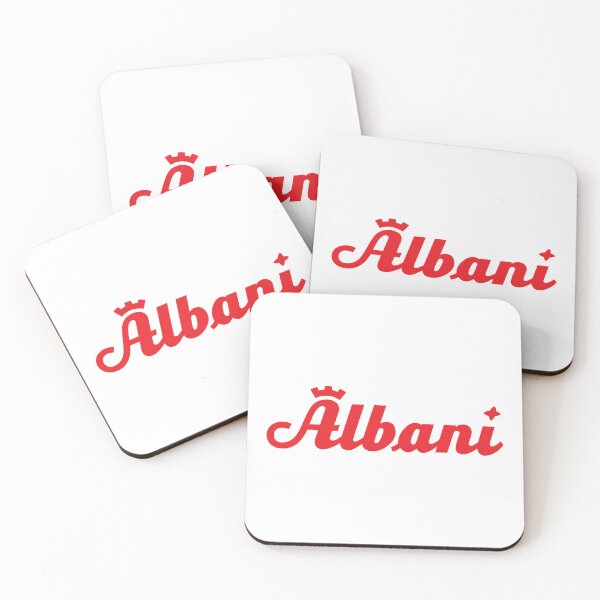 Item preview, Albani Cursive Red Script with Crown Logo designed and sold by tehpucuk67.