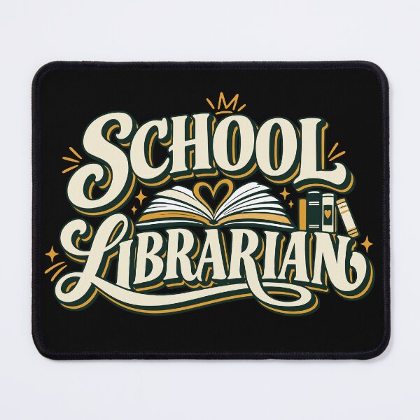 Item preview, School Librarian | Retro Library Book Lover Design designed and sold by Sunday.Supply.