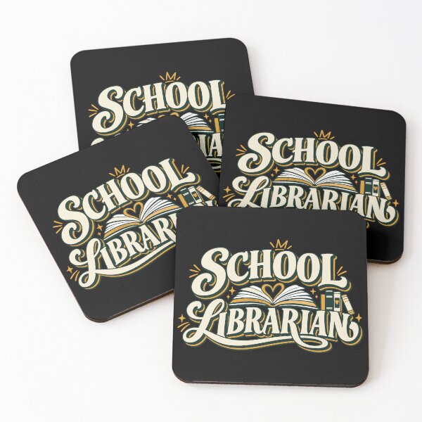 Item preview, School Librarian | Retro Library Book Lover Design designed and sold by Sunday.Supply.