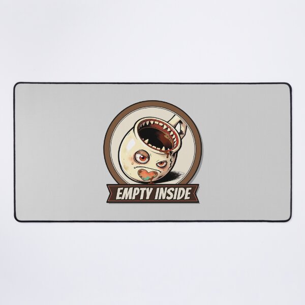 Item preview, Empty Inside Grumpy Cracked Coffee Mug Cartoon designed and sold by schnurrzz.
