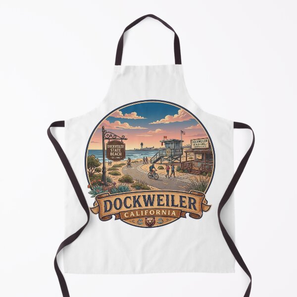 Item preview, Dockweiler State Beach California Vintage Travel Emblem designed and sold by LittleArij.