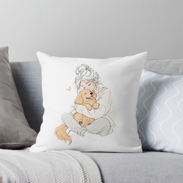 Item preview,  Golden Retriever Love | Line Art designed and sold by Petsthetic.
