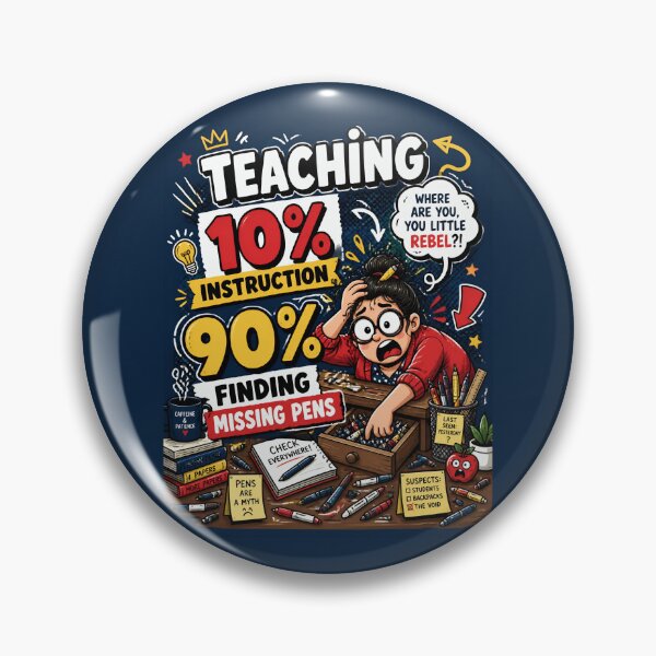 Item preview, Funny Teacher Shirt Finding Missing Pens designed and sold by CHERN-CHOM.