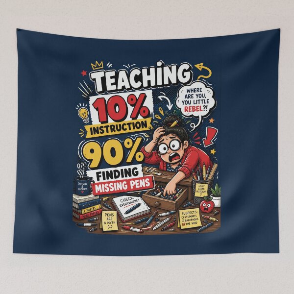 Item preview, Funny Teacher Shirt Finding Missing Pens designed and sold by CHERN-CHOM.