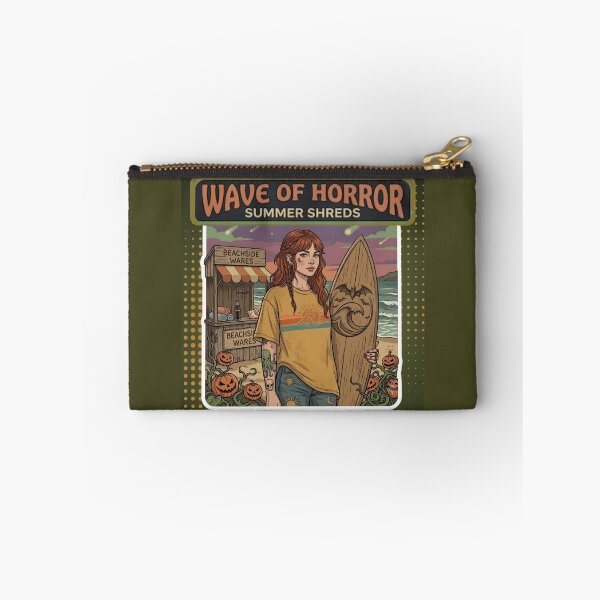 Item preview, Wave Of Horror Summer Shreds Retro Surfer Halloween  designed and sold by aliyeus.