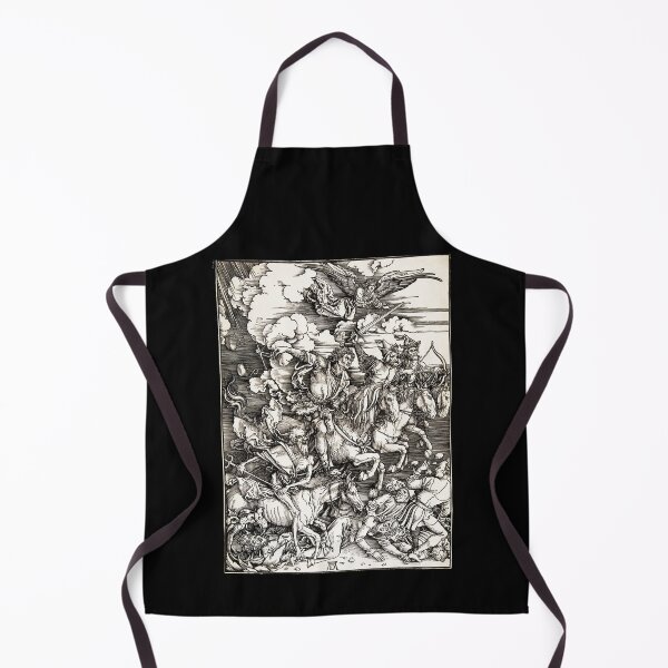 Item preview, The Four Horsemen of The Apocalypse Durer Occult Dark Grungy Art t-shirt designed and sold by Reign Of Darkness.