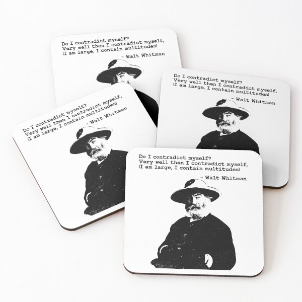 Item preview, Walt Whitman, Song of Myself, Book lover gift designed and sold by aponwao.