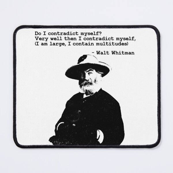 Item preview, Walt Whitman, Song of Myself, Book lover gift designed and sold by aponwao.