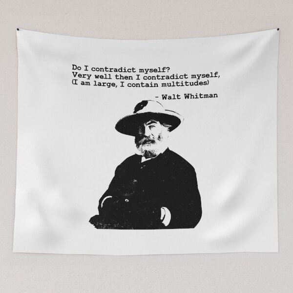 Item preview, Walt Whitman, Song of Myself, Book lover gift designed and sold by aponwao.