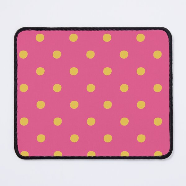 Item preview, Pink and Gold Polka Dots | Yellow Spots on Pink Pattern | Preppy Pink and Mustard Yellow Dots | Retro Polka Dot Seamless Pattern | Vibrant Magenta and Gold Dots Design designed and sold by VivaFy.