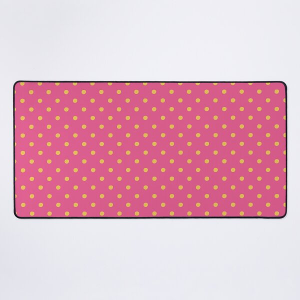 Item preview, Pink and Gold Polka Dots | Yellow Spots on Pink Pattern | Preppy Pink and Mustard Yellow Dots | Retro Polka Dot Seamless Pattern | Vibrant Magenta and Gold Dots Design designed and sold by VivaFy.