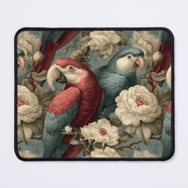 Item preview, Vintage Botanic Jungle Parrots By Moose Disco designed and sold by MooseDisco.