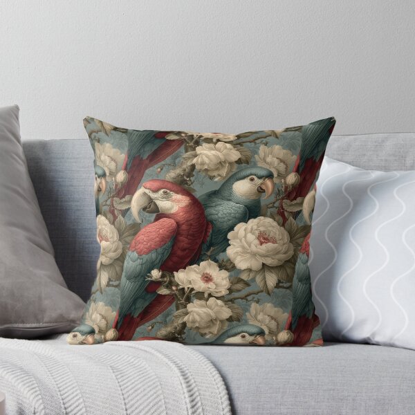 Item preview, Vintage Botanic Jungle Parrots By Moose Disco designed and sold by MooseDisco.