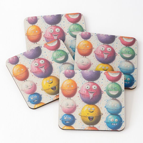 Item preview, Colorful, funny emoji figures are stacked up cheerfully. designed and sold by Mianku | Für das Leben.
