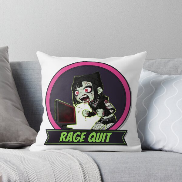 Item preview, Rage Quit Gamer Girl Funny Gothic designed and sold by schnurrzz.