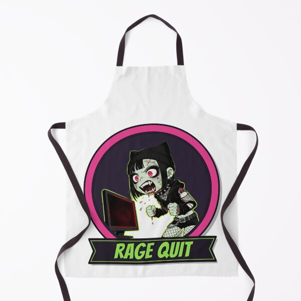 Item preview, Rage Quit Gamer Girl Funny Gothic designed and sold by schnurrzz.